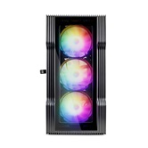 Корпус 1STPLAYER TRILOBITE T3-G Black / mATX, TG / 4x 120mm LED fans inc. / T3-G-BK-4F1