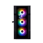 Корпус 1STPLAYER TRILOBITE T3-G Black / mATX / 4x 120mm FRGB fans / T3-G-BK-4F1