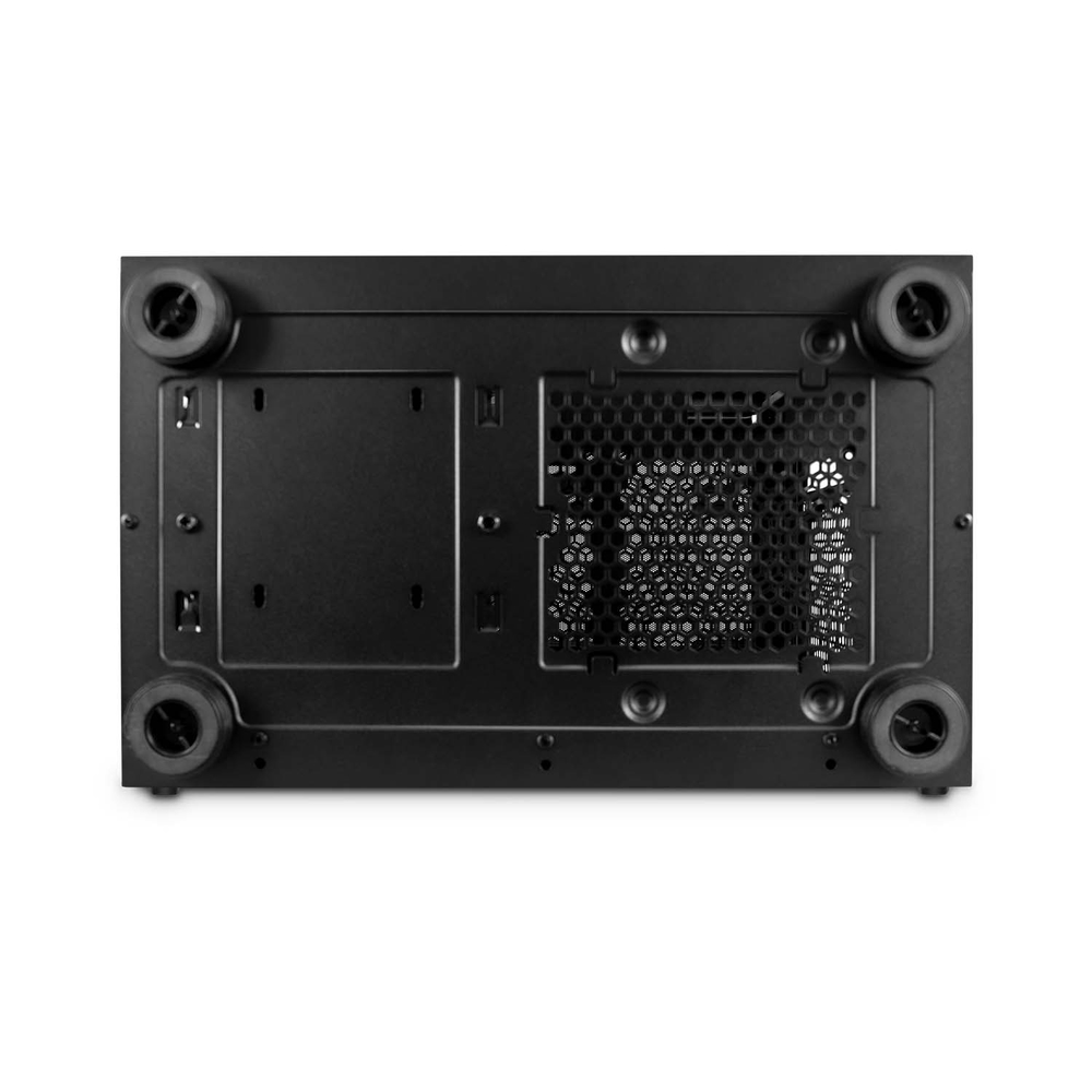 Корпус 1STPLAYER FIREBASE X3-M Black / mATX, TG / 4x120mm LED fans inc. / X3-M-BK-4F1