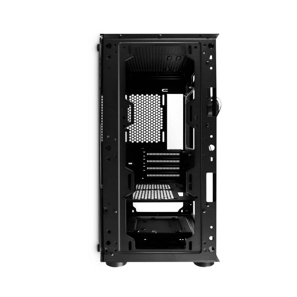 Корпус 1STPLAYER FIREBASE X3-M Black / mATX, TG / 4x120mm LED fans inc. / X3-M-BK-4F1