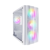 Корпус 1STPLAYER FIREBASE X3-M White / mATX / 4x120mm FRGB fans / X3-M-WH-4F1-W
