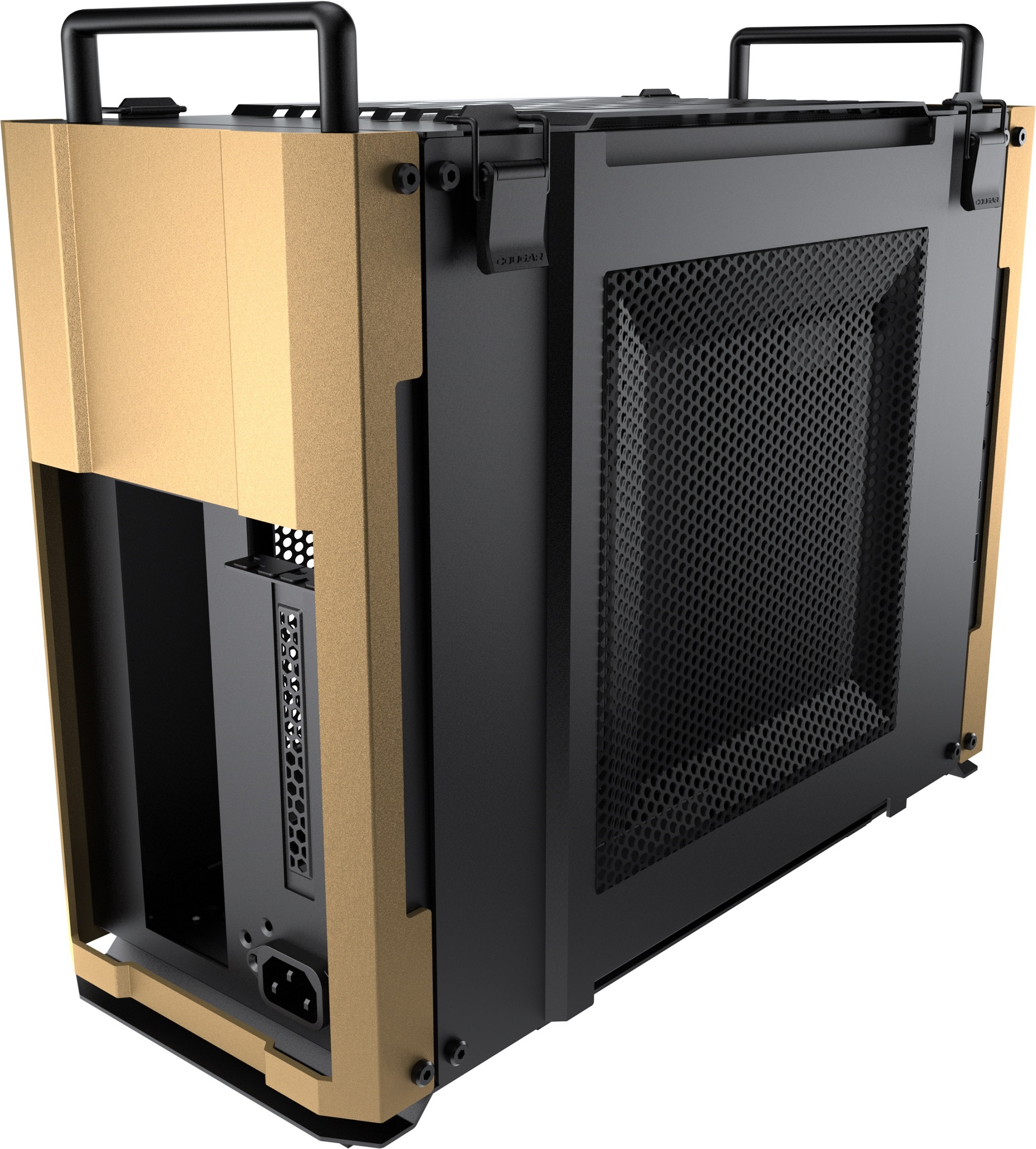 Корпус Cougar DUST 2, Desert Sand, без БП, Mini-ITX