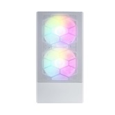 Корпус 1STPLAYER FIREBASE X4-M White / mATX / 1x120mm & 2x140mm FRGB fans / X4-M-WH-2F1P-W-1F1-W