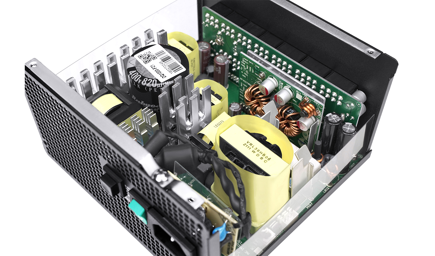 Блок питания Deepcool PQ850M (ATX 2.4, 850W, Full Cable Management, PWM 120mm fan, Active PFC, 80+ GOLD) RET