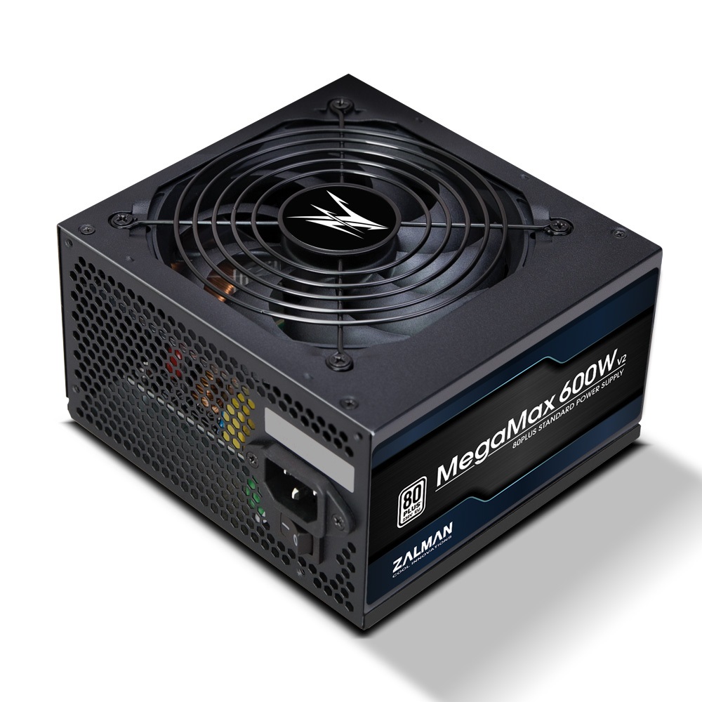 Блок питания Zalman ZM600-TXII (V2) (ATX 2.3, 600W, Active PFC, 120mm fan, 80Plus) Retail