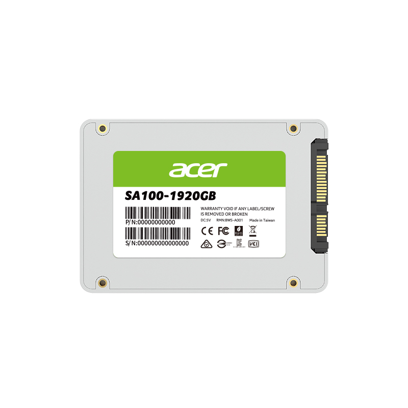 Накопитель SSD Acer 2,5" SA100 480GB  BL.9BWWA.103