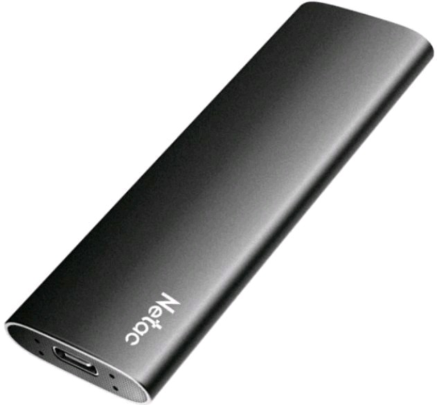 Внешний накопитель SSD Netac Z SLIM 250GB USB 3.2 Gen 2 Type-C NT01ZSLIM-250G-32BK Black