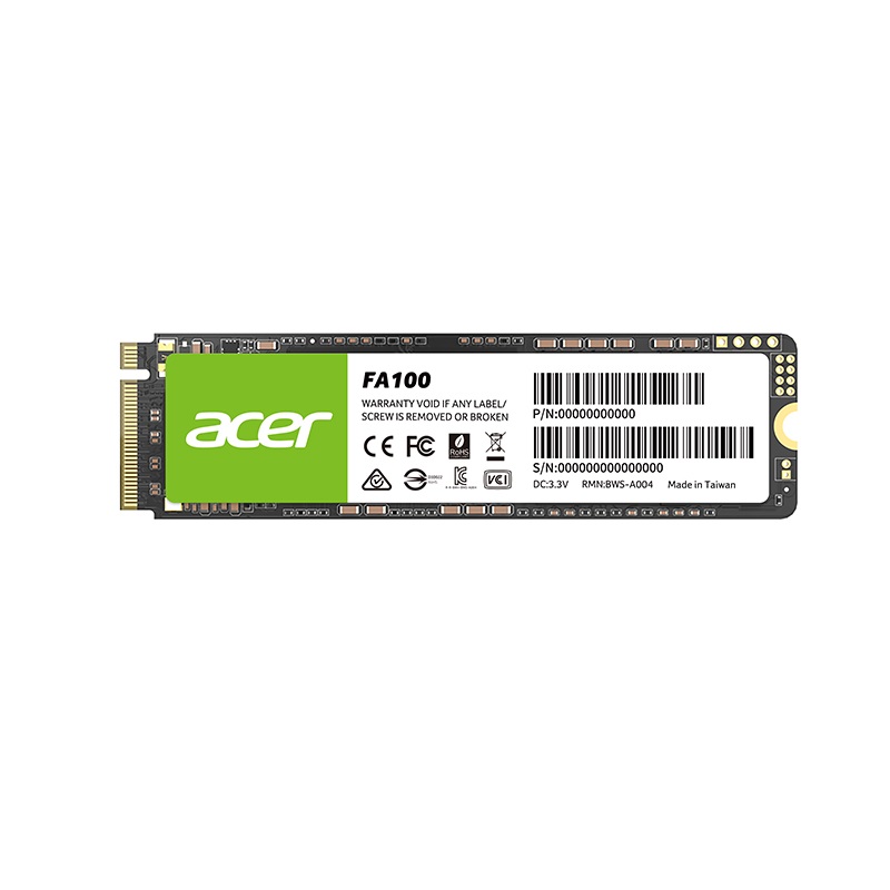 Накопитель SSD Acer M.2 2280 NVMe 1.4 PCIe FA100 256GB BL.9BWWA.118