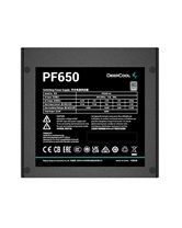 Блок питания Deepcool PF650 80+ (ATX 2.4 650W, PWM 120mm fan, 80 PLUS, Active PFC) RET