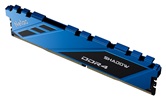 Модуль памяти DDR4 Netac Shadow 16GB 3200MHz CL16 1.35V / NTSDD4P32SP-16B / Blue / with radiator