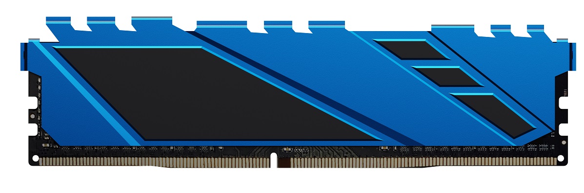 Модуль памяти DDR4 Netac Shadow 8GB 3200MHz CL16 1.35V / NTSDD4P32SP-08B / Blue / with radiator