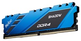 Модуль памяти DDR4 Netac Shadow 8GB 3200MHz CL16 1.35V / NTSDD4P32SP-08B / Blue / with radiator