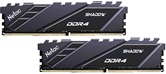 Модуль памяти DDR4 Netac Shadow 16GB (2x8GB) 3200MHz CL16 1.35V / NTSDD4P32DP-16E / Gray / with radiator