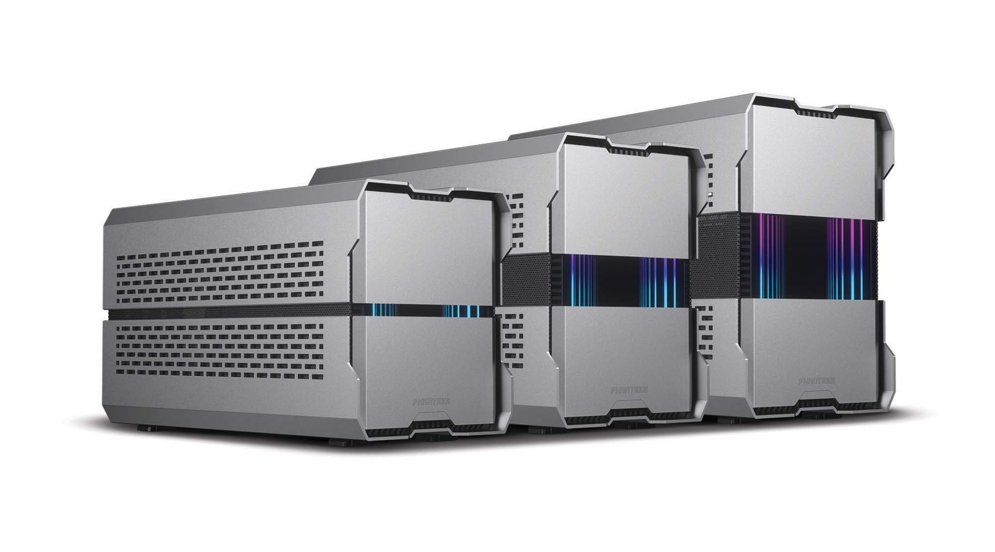 Корпус PHANTEKS Evolv Shift XT Silver / ARGB Lighting / Расширяемый ITX  корпус / PCI-E 4.0x16 /  PH-ES121XT_DGS01_RU