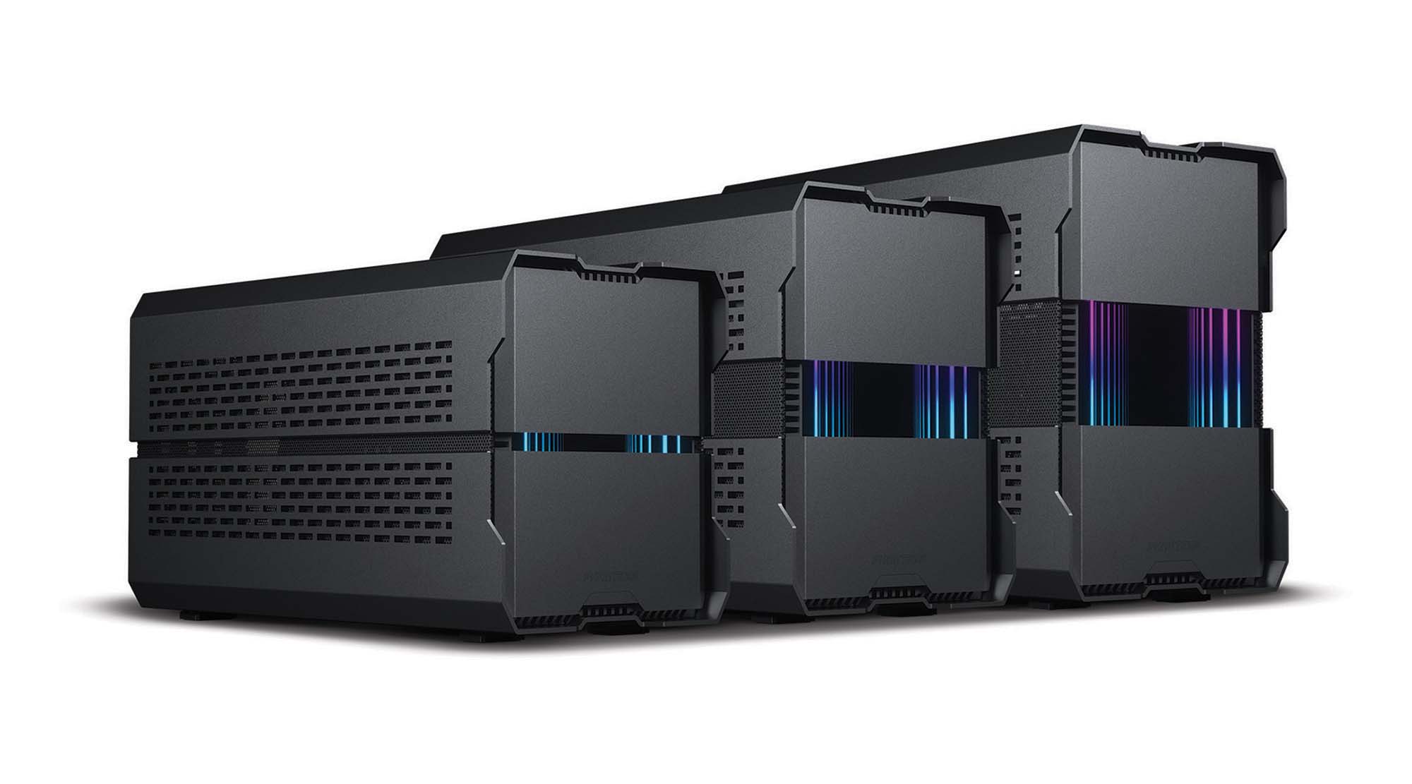 Корпус PHANTEKS Evolv Shift XT Satin Black / ARGB Lighting / Расширяемый ITX  корпус / PCI-E 4.0x16 /  PH-ES121XT_DBK01_RU