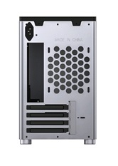 Корпус JONSBO D30 Silver без БП, боковая панель из закаленного стекла, mini-ITX, micro-ATX, серебристый