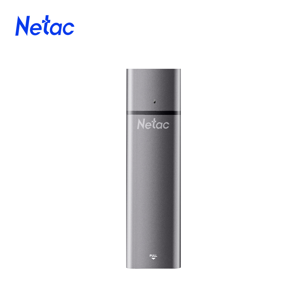 Внешний бокс M.2 SATA SSD Netac WH21 NT07WH21-30C0 слайд алюминиевый корпус, совместим 2280/2260/2242/2230, серебристый