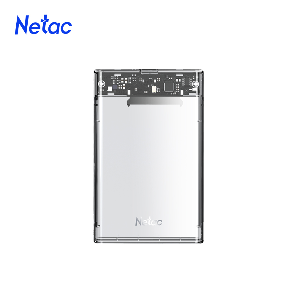 Внешний бокс 2.5 SATA Netac WH11 USB3.0  NT07WH11-30CC слайд прозрачный корпус