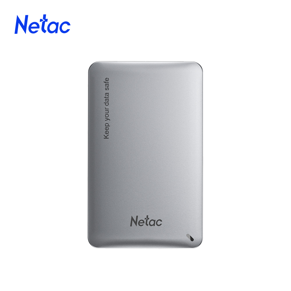 Внешний бокс 2.5 SATA Netac WH12 USB3.0  NT07WH12-30CC слайд алюминиевый корпус, черно- серебристый