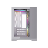 Корпус Powercase Vision Micro, White, Tempered Glass, 4х 120mm 5-color fan, белый, mATX  (CVWM-L4)