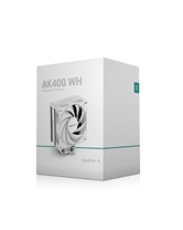 Кулер DEEPCOOL AK400 WH LGA1700/1200/115X/AM5/AM4 (18шт/кор, TDP 260W, PWM, Fan 120mm, 4 тепл. трубки, белый) RET