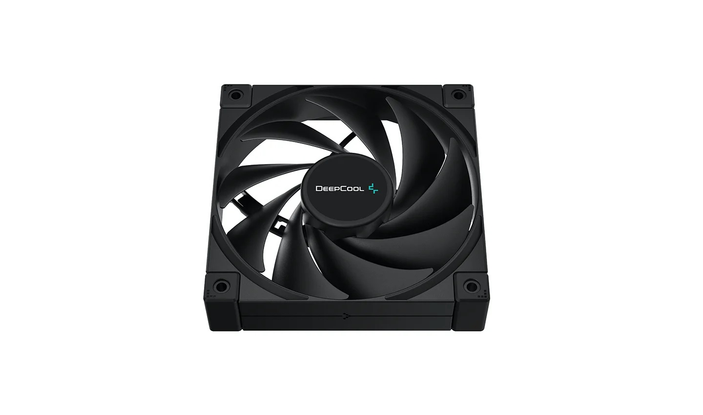 Вентилятор DEEPCOOL FK120 120x120x25мм (72шт./кор, PWM, черный, 500-1850об/мин) Retail