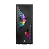 Корпус 1STPLAYER FIREROSE F3-A Black / ATX / 4x120mm FRGB fans / F3-A-BK-4F1