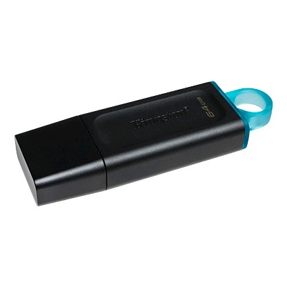 Накопитель Flash USB3.2 drive KINGSTON Data Traveler Exodia 64Gb RET Black + Teal [DTX/64GB]