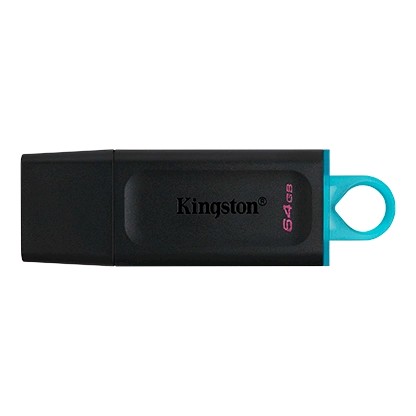 Накопитель Flash USB3.2 drive KINGSTON Data Traveler Exodia 64Gb RET Black + Teal [DTX/64GB]