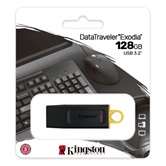 Накопитель Flash USB3.2 drive KINGSTON Data Traveler Exodia 128Gb RET Black + Yellow [DTX/128GB]