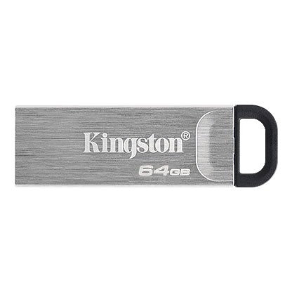 Накопитель Flash USB3.2 drive KINGSTON Data Traveler Kyson 64Gb RET металлический корпус [DTKN/64GB]