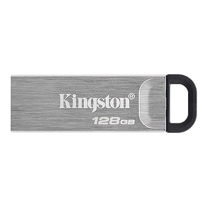 Накопитель Flash USB3.2 drive KINGSTON Data Traveler Kyson 128Gb RET металлический корпус [DTKN/128GB]