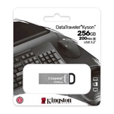 Накопитель Flash USB3.2 drive KINGSTON Data Traveler Kyson 256Gb RET металлический корпус [DTKN/256GB]