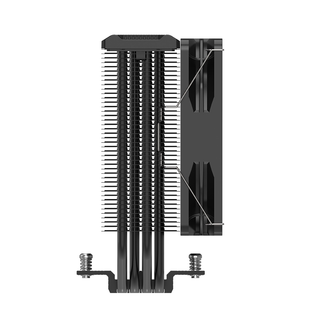 Кулер PCCooler Paladin EX400 S115X/1200/1700/AM4 (24 шт/кор, TDP 180W, 120mm PWM FAN, 4 тепловые трубки 6мм, 800-1800RPM, 28,6dBa)