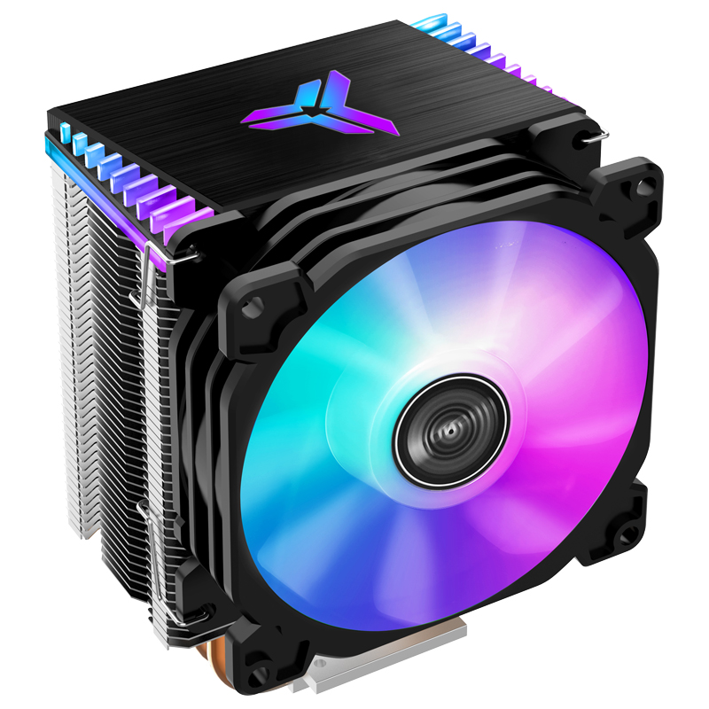 Кулер JONSBO CR-1400 Color LGA1700/1200/115X/AM4 (24шт/кор, TDP 130W, PWM, 92mm Dynamic Multi-Color LED Fan, 4 тепловые трубки, 4-pin) Retail