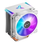 Кулер JONSBO CR-1400 Color White LGA1700/1200/115X/AM4 (24шт/кор, TDP 130W, PWM, 92mm Dynamic Multi-Color LED Fan, 4 тепловые трубки, белый, 4-pin) Retail