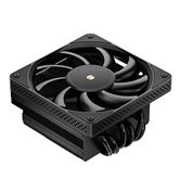 Кулер JONSBO HX6200D Black низкопрофильный 63mm LGA1700/1200/115X/AM5/AM4 (18шт/кор, TDP 200W, PWM, 120mm Black Fan, 6 тепловых трубок, медная база, 4-pin) Retail
