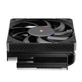 Кулер JONSBO HX6200D Black низкопрофильный 63mm LGA1700/1200/115X/AM5/AM4 (18шт/кор, TDP 200W, PWM, 120mm Black Fan, 6 тепловых трубок, медная база, 4-pin) Retail