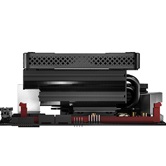 Кулер JONSBO HX6200D Black низкопрофильный 63mm LGA1700/1200/115X/AM4 (18шт/кор, TDP 200W, PWM, 120mm Black Fan, 6 тепловых трубок, медная база, 4-pin) Retail