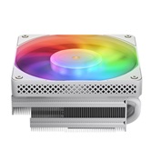Кулер JONSBO HX6200D White низкопрофильный 63mm LGA1700/1200/115X/AM5/AM4 (18шт/кор, TDP 200W, PWM, 120mm ARGB Fan, 6 тепловых трубок, медная база, белый, 4-pin) Retail