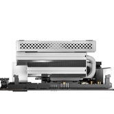 Кулер JONSBO HX6200D White низкопрофильный 63mm LGA1700/1200/115X/AM4 (18шт/кор, TDP 200W, PWM, 120mm ARGB Fan, 6 тепловых трубок, медная база, белый, 4-pin) Retail