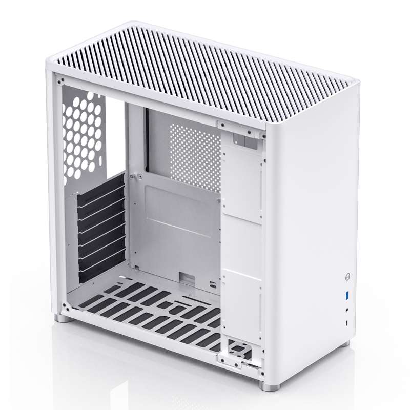 Корпус JONSBO D40 White без БП, боковая панель из закаленного стекла, mini-ITX, micro-ATX, ATX, белый