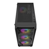 Корпус Powercase Mistral Edge, Tempered Glass, 4x 120mm 5-color fan, чёрный, ATX  (CMIEB-L4)