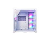 Корпус Powercase Vision White, Tempered Glass, 4х 120mm 5-color fan, белый, ATX  (CVWA-L4)