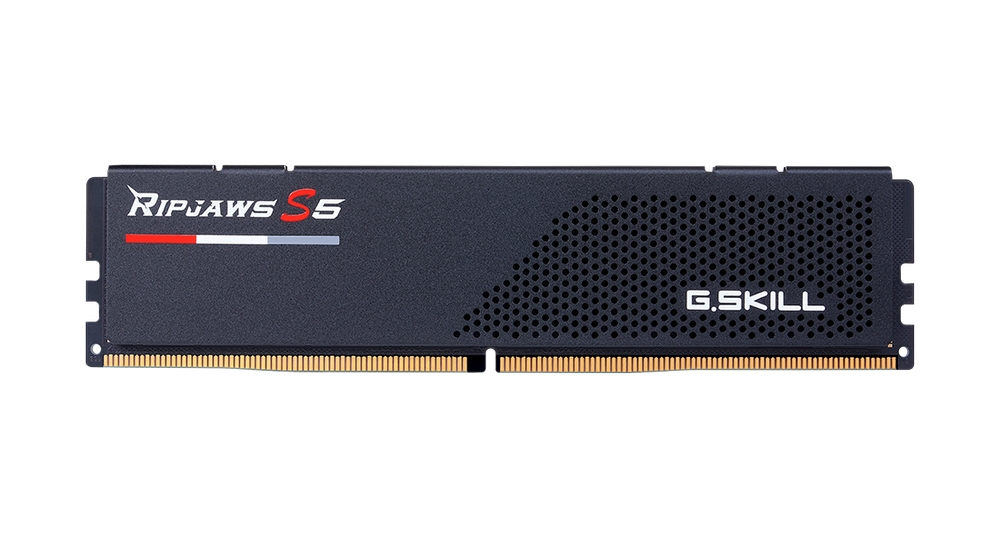 Модуль памяти DDR5 G.SKILL RIPJAWS S5 32GB (2x16GB) 6000MHz CL32 (32-38-38-96) 1.35V / F5-6000J3238F16GX2-RS5K / Black