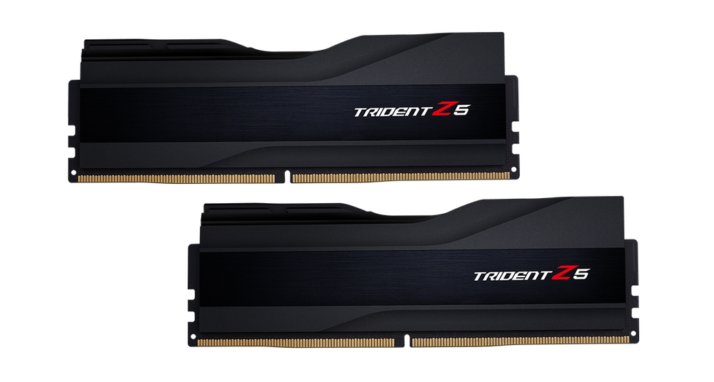 Модуль памяти DDR5 G.SKILL TRIDENT Z5 32GB (2x16GB) 6400MHz CL32 (32-39-39-102) 1.4V / F5-6400J3239G16GX2-TZ5K / Black