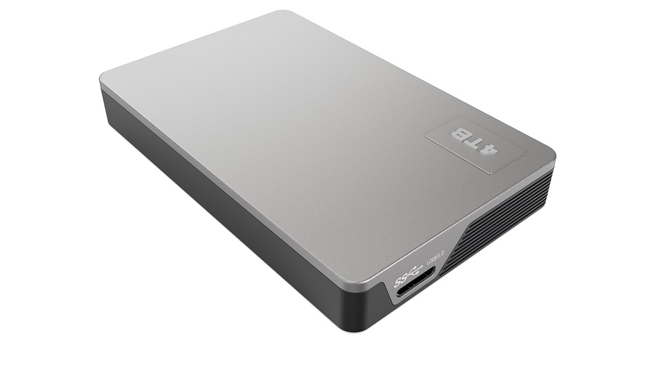 Внешний жесткий диск 2.5" Netac (NT05K338N-004T-30SL) 4Tb K338, micro USB 3.0, серебристый + серый,  корпус пластик + алюминий
