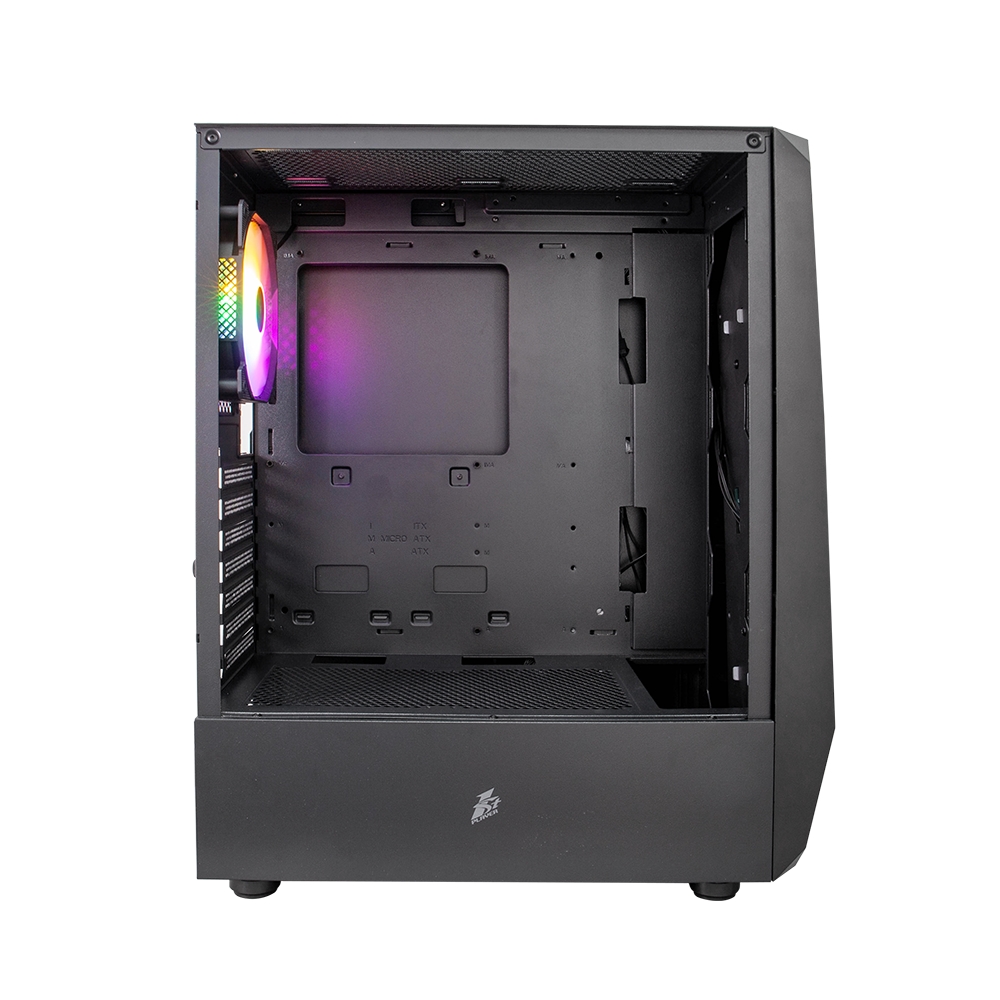 Корпус 1STPLAYER INFINITE SPACE IS6 Black / ATX, TG / 1x120mm LED fan inc. / IS6-BK-1F1