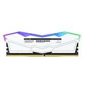Модуль памяти DDR5 TEAMGROUP T-Force Delta RGB 32GB (2x16GB) 6200MHz CL38 (38-38-38-78) 1.25V / FF4D532G6200HC38ADC01 / White