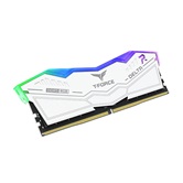 Модуль памяти DDR5 TEAMGROUP T-Force Delta RGB 32GB (2x16GB) 6000MHz CL38 (38-38-38-78) 1.25V / FF4D532G6000HC38ADC01 / White